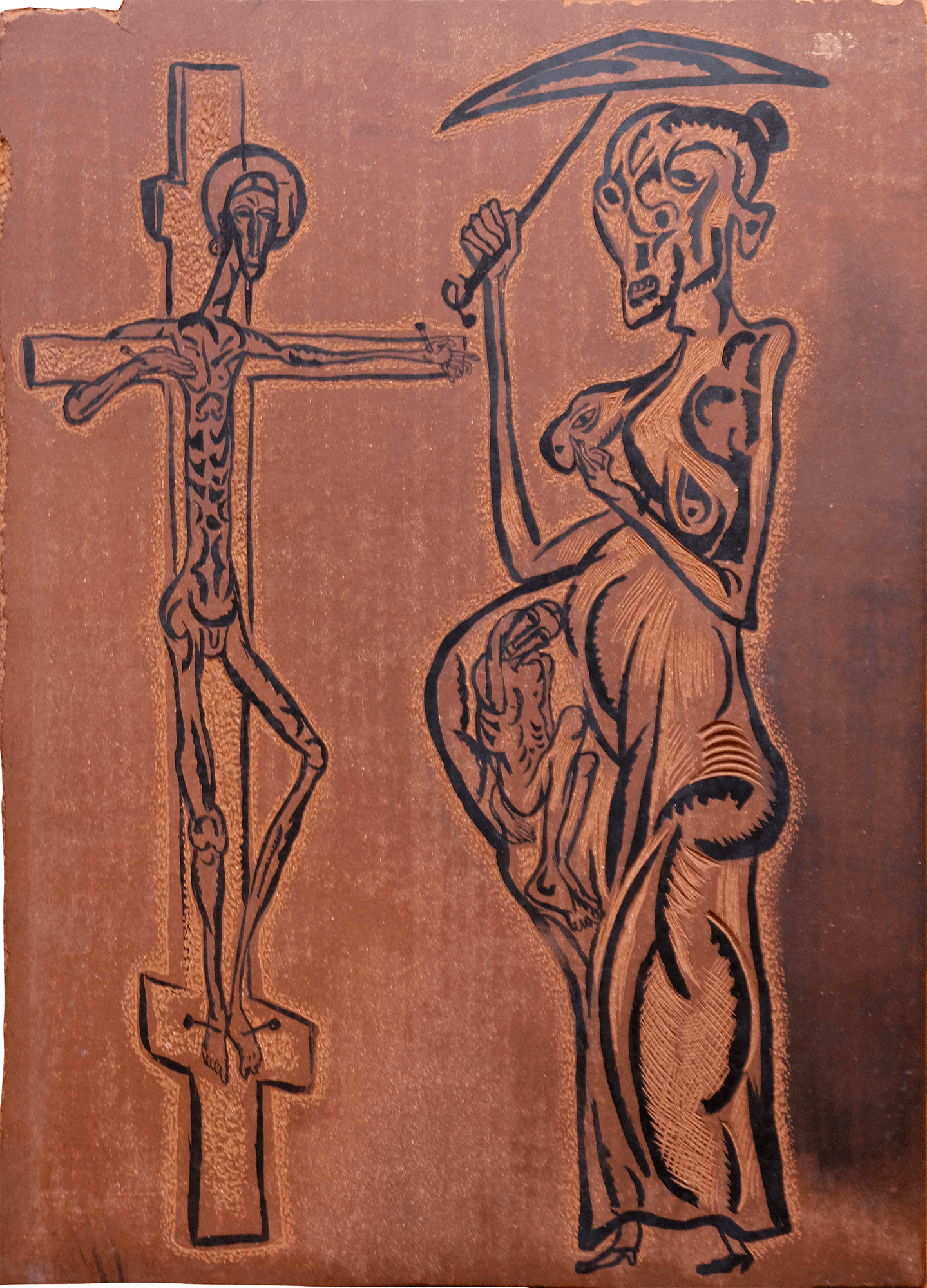 The Crucifixion and Annunciation