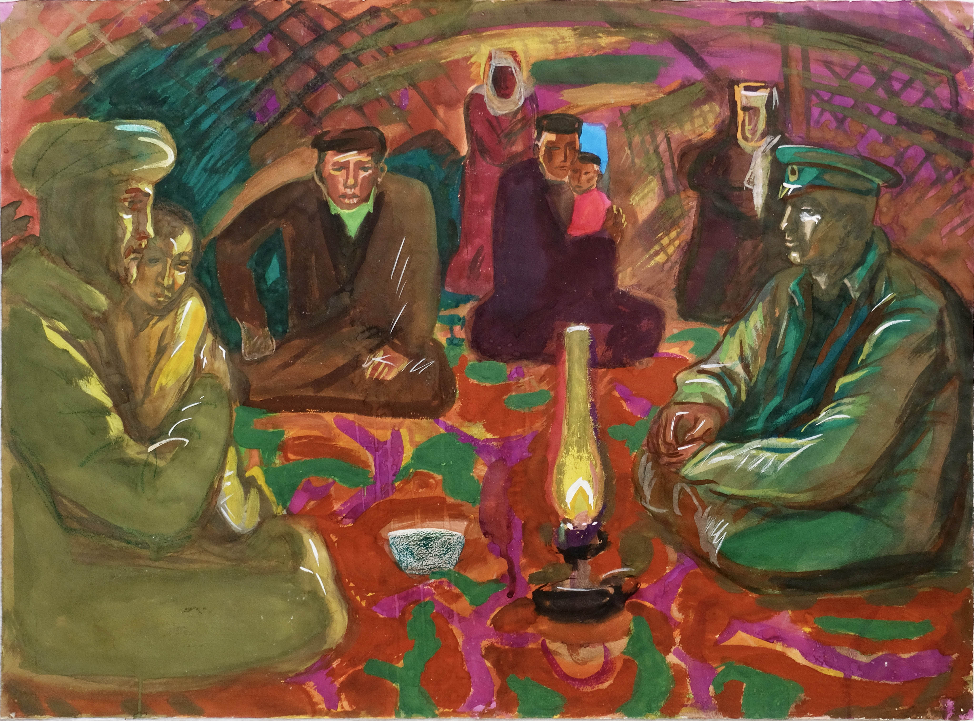 Conversation in a Yurt