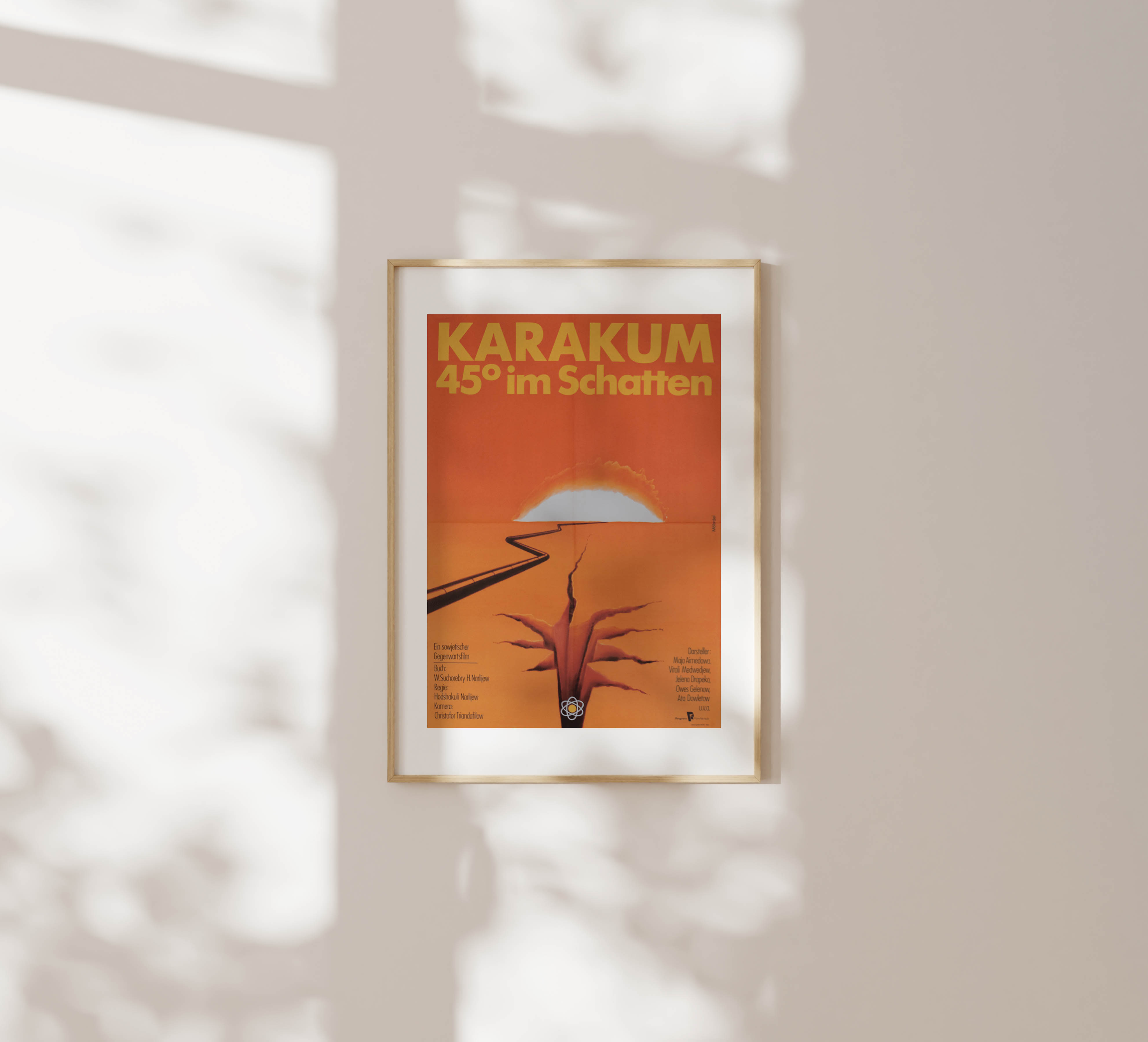 Karakum, 45 Degrees, in the Shade